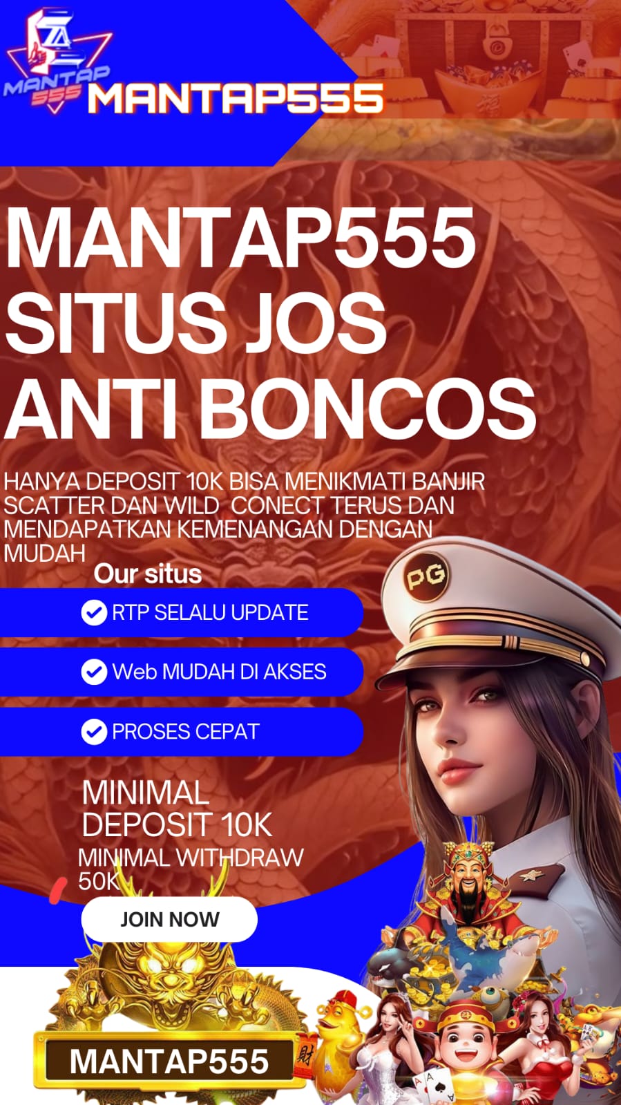 MANTAP555: Slot Online Terpercaya Dengan Web Slot Gacor Dan PG Soft Terbaik